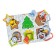 Developing game according to the methodology "Montessori. New Year's figures"