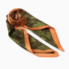 Women's scarf minku rr 70*70 cm, col. orange