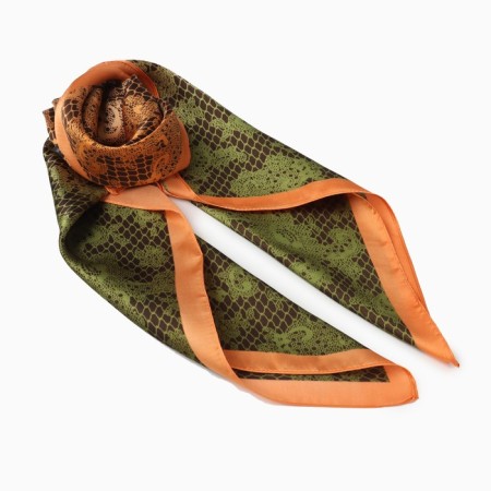 Women's scarf minku rr 70*70 cm, col. orange