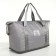 Sports bag with lightning, with an increase, external pocket, color gray color
