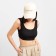 Women's cap with embroidery, milk, p. 56-58