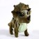 Soft musical toy "Dinosaurus", 16 cm, dark green color