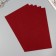 A set of hard felt (5 sheets) 1 mm 20x30 cm burgundy