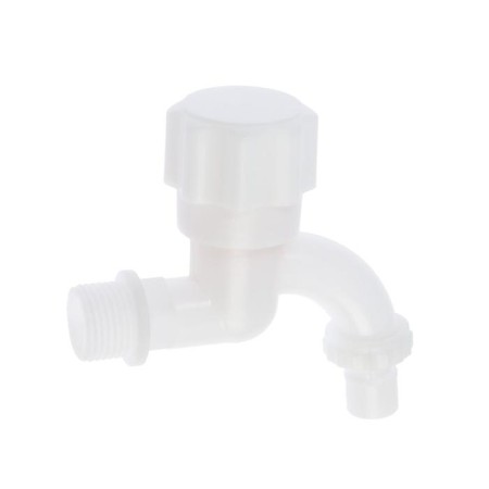 Water tap with Zein Z9820, 1/2 ", circular pen, pp, crane-boux, white-2