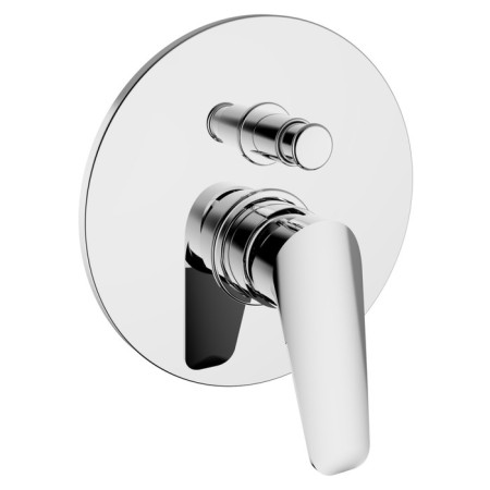 Bath -linked decorative panel/shower Zipponi Stars, with lever, color chromium
