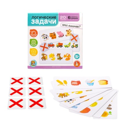 The game developing "Logical tasks. What is superfluous ", 20 tasks, 5+-1