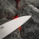 Koty Kitchen Samura Harakiri, for vegetables, blade 10 cm, black hilt