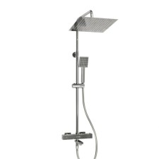 The shower system Wasserkraft a199.118.141.087.ch Thermo, tropical shower, thermostat, chrome