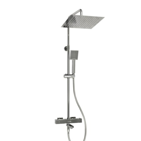 The shower system Wasserkraft a199.118.141.087.ch Thermo, tropical shower, thermostat, chrome