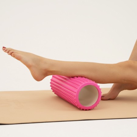 Massage roller SANGH, 33x12 cm, light pink color-7