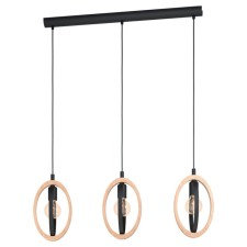 Suspended lamp Basildon 3x40W E27
