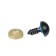 Rifle eyes with plugs, “sparkles” set 48 pcs, size 1 pc: 1.2 cm, blue color