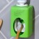 Mechanical “Leaves” dispenser for toothpaste, 9.5 x 5.8 cm.