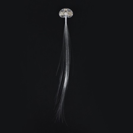 Hair strand on a hairpin, luminous, 3.5 x 33 cm-8