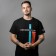 Patriotic T -shirt “Jokes ended!”, Black color, size 56
