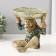 Souvenir Polystone Stand "Shimpanze in the shirt" 21x17.5x21.5 cm