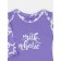 Body Body with a long sleeve Rant Milk-Aholic, height 56 ​​cm, purple color