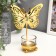 Summary Metal for 1 candle "Butterfly" gold 13x11x6.7 cm