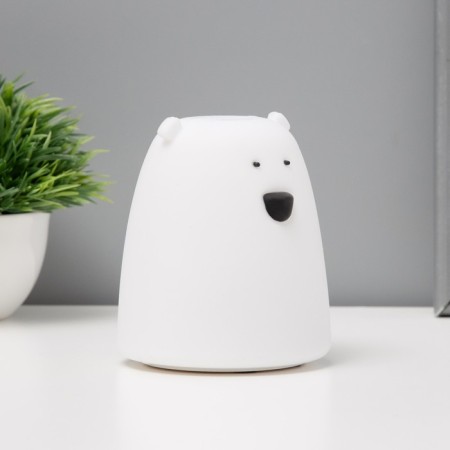 Nightlight "Antistress Cyaksh Bear" Led RGB from batteries 3AAA 9x9x10.5 cm Risalux-6