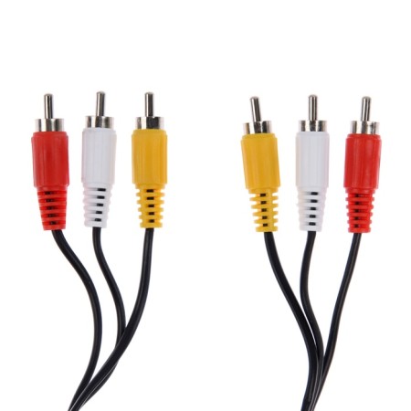 Audio/video EXPLOYD EX-K-1402, 3XRCA (M) -3XRCA (M), 2 m, black-3
