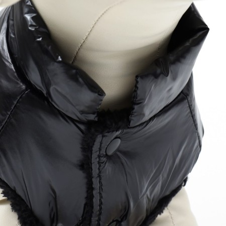 Dog jacket "Shine", S (DS 25, OG 37, Osh 24 cm, up to 5 kg), black-4