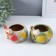Souvenir ceramics stand "Gray bird on the bowl" MIX 11x11.5x8.5 cm