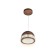 LED LED SCREED OF AMBRELLA LIGHT, ICE, FA9495, LED, 18 W, 1350LUM, 4200K, Coffee color, Chrome