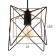 Lamp 669918/1 E27 40W Black-gold 18x18x118 cm