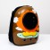 A backpack for carrying animals "Leo", with a viewing window, 32 x 25 x 42 cm, brown