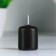 Set of candles - cylinders, 4x5 cm, set 2 pcs, black