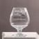 Cognac glass "Dad does not thump" a bottle, 265 ml, a neckline