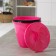 A bucket with a Light lid, 10 l, the color is pink