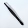 Pinzet "Premium" beveled, narrow, 9 × 0.6 cm, on the blist, black color