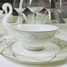 Set of salad bowls Lenardi Pandora Cream, D = 15 cm, 6 pcs