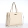 Women's bag with lightning, beige color