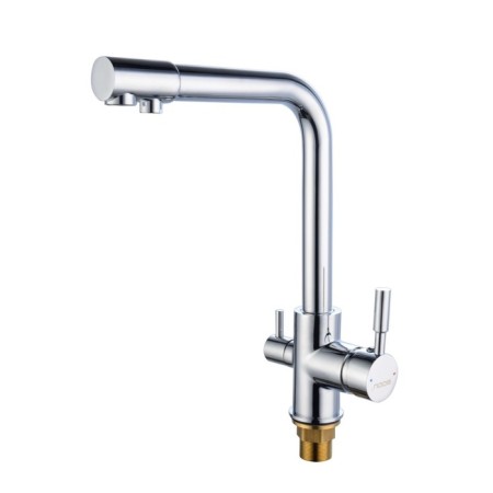 BouOU 91401 kitchen mixer, single -leaf, with switching a filter for drinking water, chrome