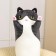 Soft toy-podushka "cat", 70 cm, black color