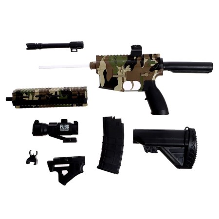 The assault rifle M416, shoots with gel bullets, works from the battery-3