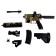 The assault rifle M416, shoots with gel bullets, works from the battery