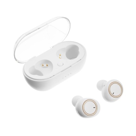 Wireless headphones Luazon VBT 1.20, vacuum, Bluetooth 5.0, 300 mAh boxing, white