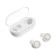 Wireless headphones Luazon VBT 1.20, vacuum, Bluetooth 5.0, 300 mAh boxing, white