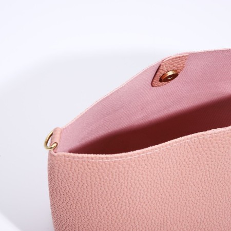 Bag Cross-Bodi with a zipper, pink color-5