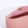 Bag Cross-Bodi with a zipper, pink color