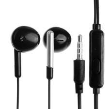 R-8 headphones, wired, inserts, microphone, 1 m, jack 3.5 mm, black