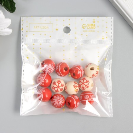 Busina tree for creativity "Snowflakes" d = 1.6 cm set 12 pcs-2