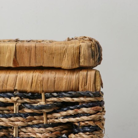 Wicker basket, 40x32x15 cm, seaweed, reeds-1