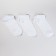 A set of men's socks - 3 pairs, white color, size 27-29
