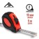 Roulette scrap, rubberized case, 5 m x 19 mm