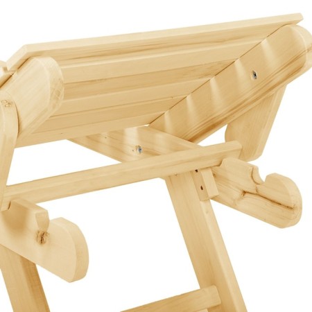 The lounger is non -commissioned with the adjustable headrest 180x55x44.5cm, the linden "Dobroparov"-3
