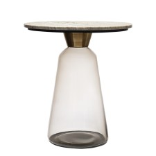 Coffee table, 500 × 500 × 540 mm, beige color